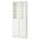 BILLY / OXBERG - BILLY / OXBERG Bookcase with panel/glass doors, white, 80x30x202 cm