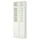 BILLY / OXBERG bookcase w hght ext ut/pnl/glss drs, white/glass, 80x41x237 cm