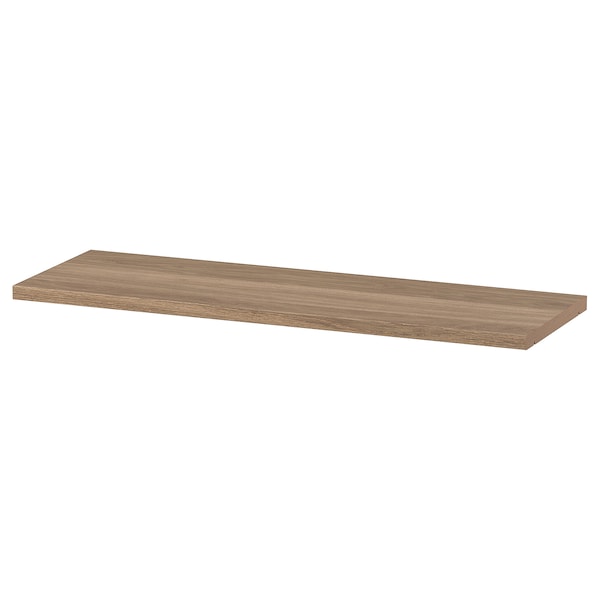 BILLY - Shelf, oak effect, 76x26 cm