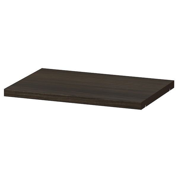 BILLY - Shelf, dark brown oak effect,36x26 cm - best price from Maltashopper.com 80492819