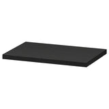 BILLY shelf, black oak effect, 36x26 cm