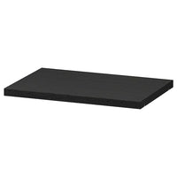 BILLY shelf, black oak effect, 36x26 cm