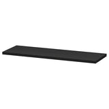 BILLY shelf, black oak effect, 76x26 cm