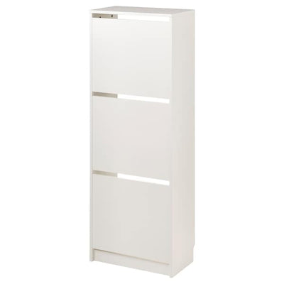 HEMNES Armoire à chaussures 2 casiers, blanc, 89x127 cm - IKEA
