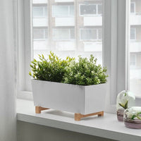 BITTERGURKA - Plant pot, white, 32x15 cm - best price from Maltashopper.com 80285787