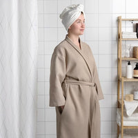 BJÄLVEN - Bath robe, beige, L/XL - best price from Maltashopper.com 20512976