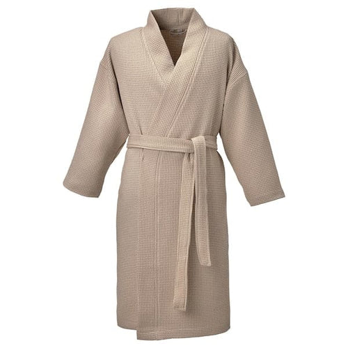 BJÄLVEN - Bath robe, beige, S/M