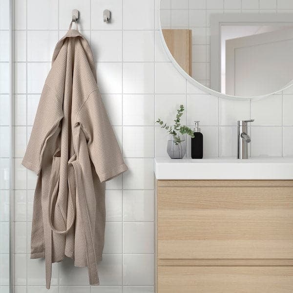 Ikea BJÄLVEN - Bath robe, beige, S/M