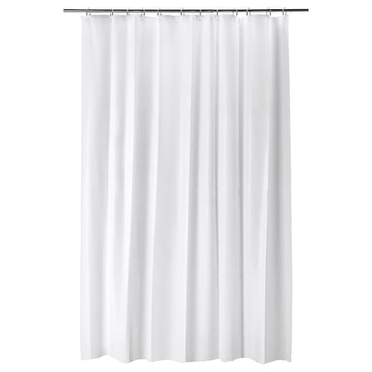 Ikea BJÄRSEN - Shower curtain, white, 180x200 cm