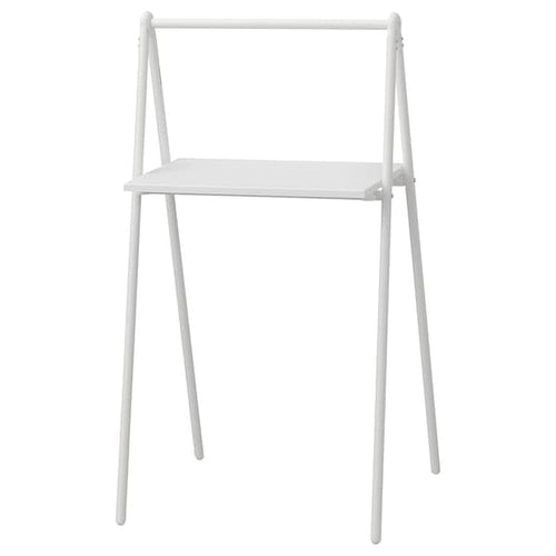 BJÖRKÅSEN - Folding table, white, 59x35 cm