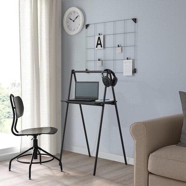 Ikea BJÖRKÅSEN - Folding table, black, 59x35 cm