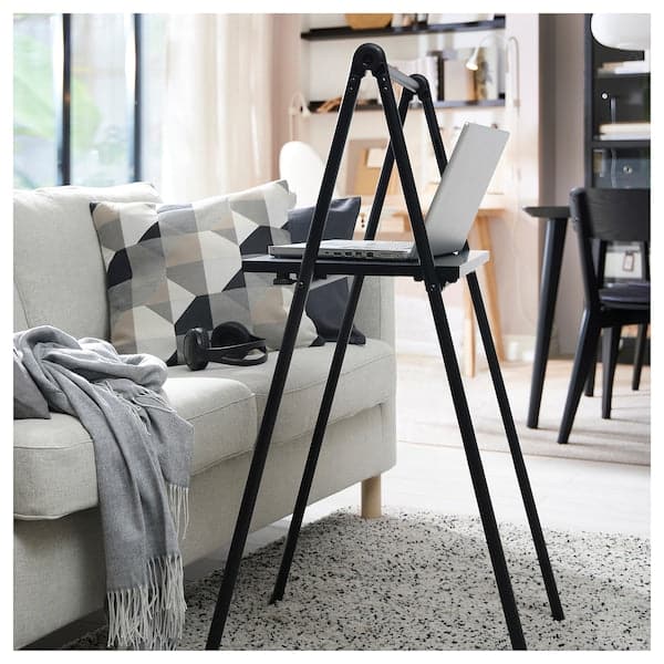 Ikea BJÖRKÅSEN - Folding table, black, 59x35 cm