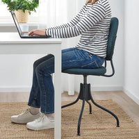BJÖRKBERGET Swivel Chair - Blue Idekulla - best price from Maltashopper.com 60481794