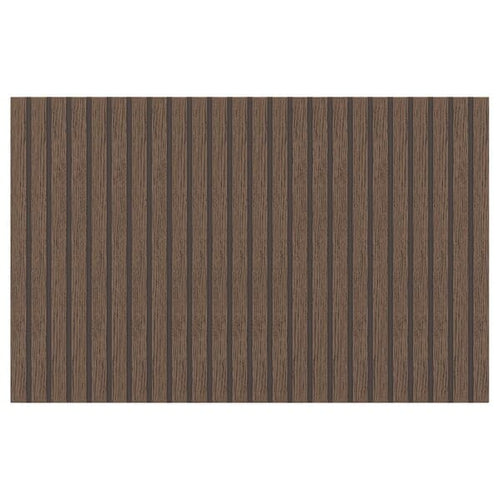 BJÖRKÖVIKEN - Door/drawer front, brown stained oak veneer, 60x38 cm