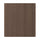 BJÖRKÖVIKEN - BJÖRKÖVIKEN Door, brown stained oak veneer, 60x64 cm