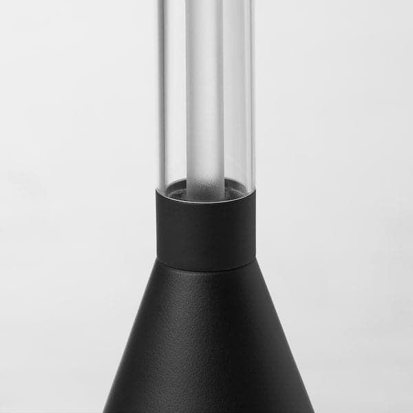 BJÖRKSPIREA - LED decoration lighting, black tube-shaped - best price from Maltashopper.com 30530140