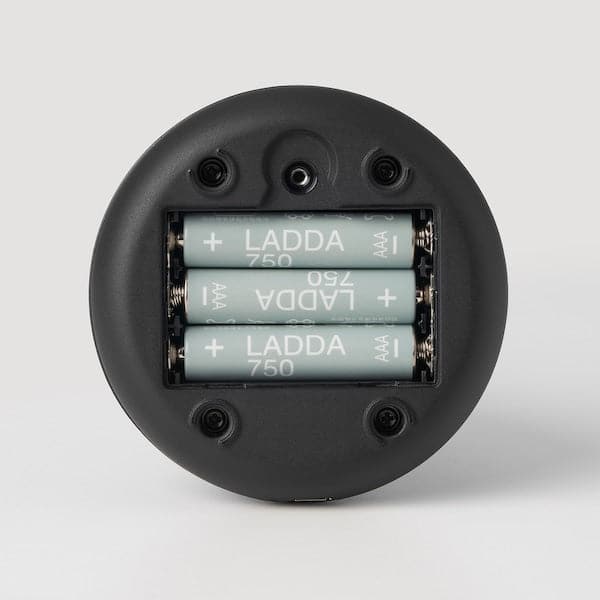 Ikea BJÖRKSPIREA - LED decoration lighting, black tube-shaped