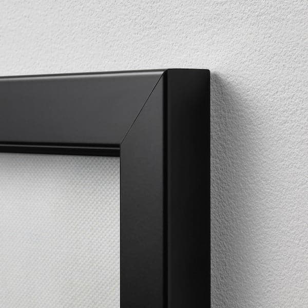 Ikea BJÖRKSTA - Picture with frame, look up/black, 140x100 cm
