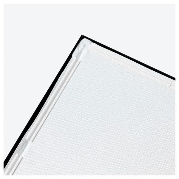 Ikea BJÖRKSTA - Picture with frame, curious cow/black, 140x100 cm