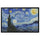 BJÖRKSTA picture with frame, Starry Night/black