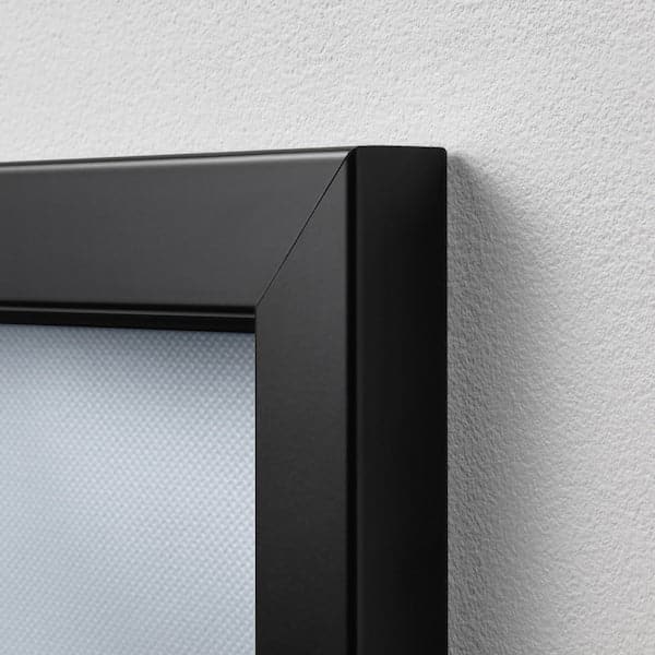 Ikea BJÖRKSTA - Picture with frame, stones/black, 140x56 cm