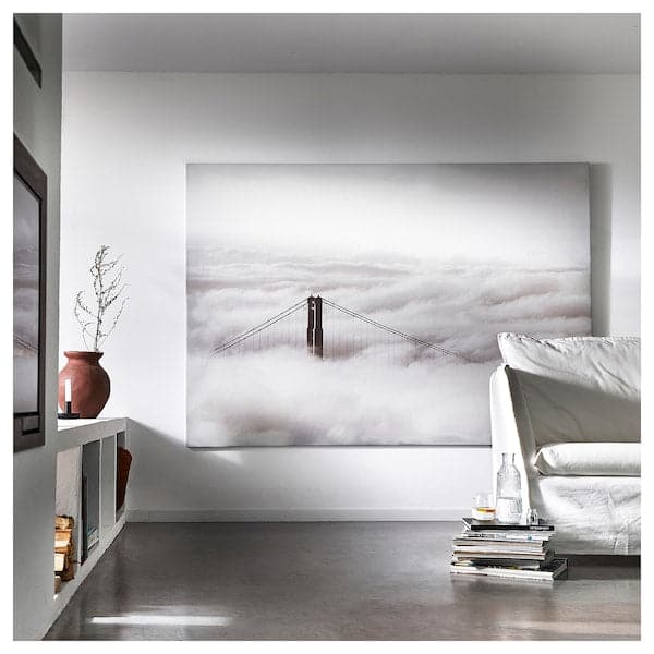 BJÖRKSTA cornice, color alluminio, 140x100 cm - IKEA Svizzera