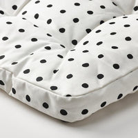 BJÖRKTRAST - Cushion for armchair, white/black , - best price from Maltashopper.com 20553288