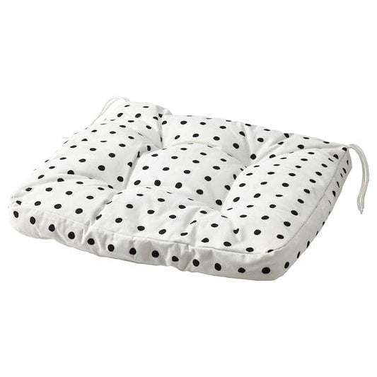 Ikea BJÖRKTRAST - Cushion for armchair, white/black ,