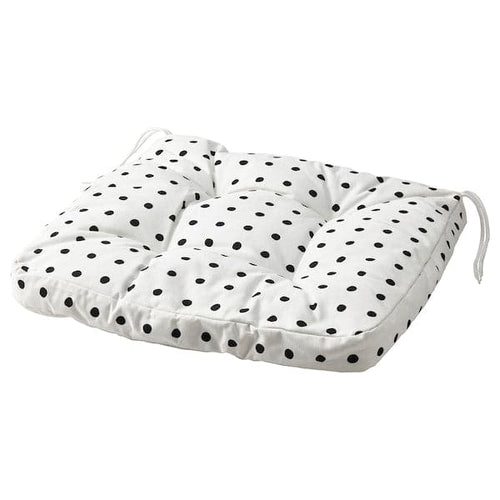 BJÖRKTRAST - Cushion for armchair, white/black ,