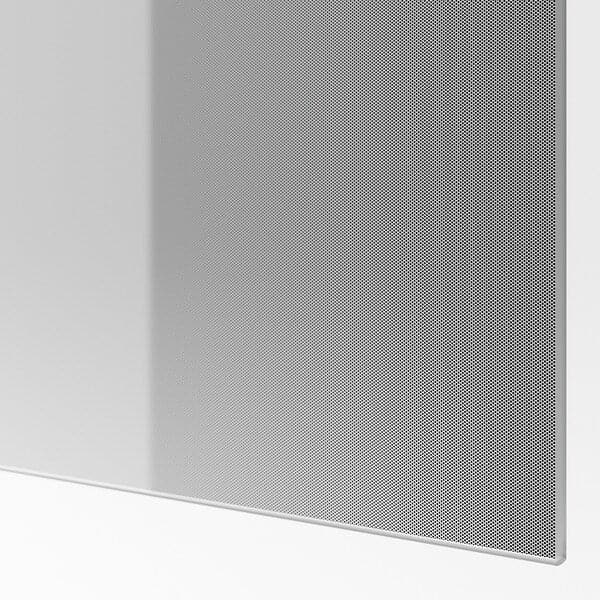 BJÖRNÖYA - Pair of sliding doors, grey tinted effect, 200x236 cm - best price from Maltashopper.com 49439693