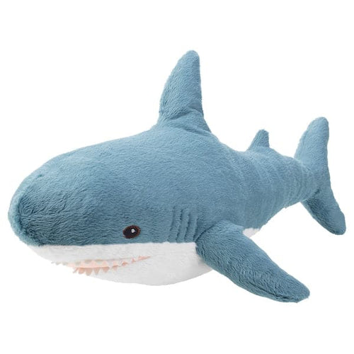 BLÅHAJ - Soft toy, baby shark, 55 cm