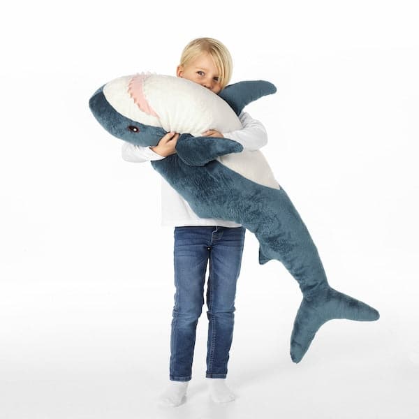 BLÅHAJ - Soft toy, shark, 100 cm - best price from Maltashopper.com 30373588