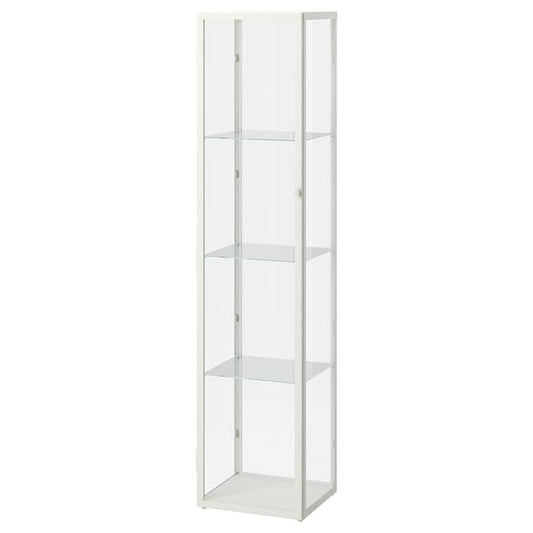 Ikea BLÅLIDEN / STRIMSÄV - Showcase with lighting, white