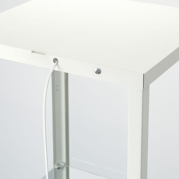 Ikea BLÅLIDEN - Glass-door cabinet, white, 35x32x151 cm