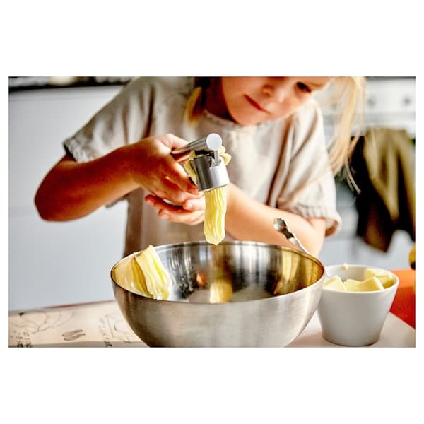 Ikea BLANDA BLANK - Serving bowl, stainless steel, 28 cm