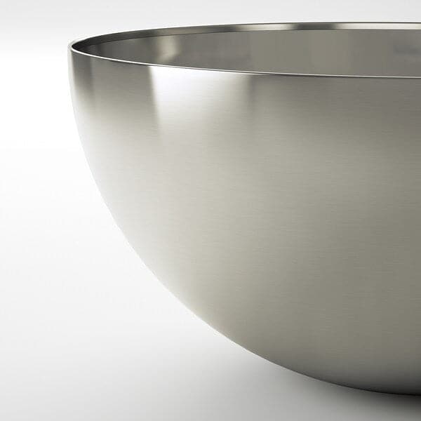 Ikea BLANDA BLANK - Serving bowl, stainless steel, 28 cm