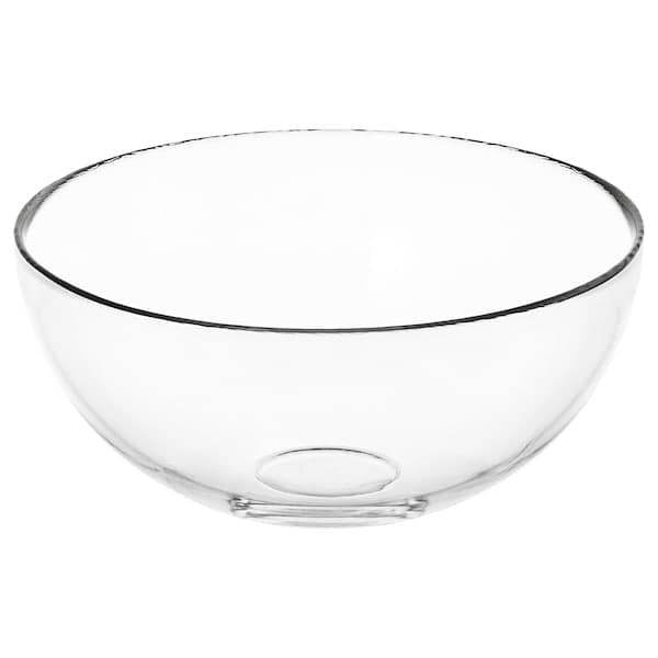 Ikea BLANDA - Serving bowl, clear glass, 20 cm