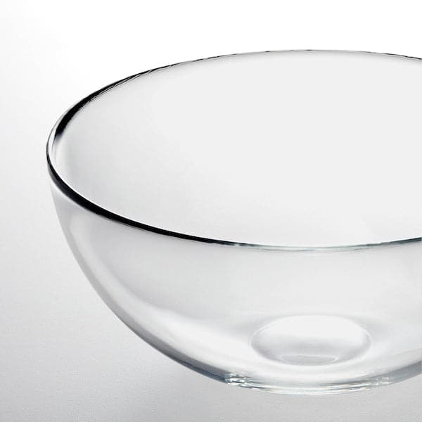 Ikea BLANDA - Serving bowl, clear glass, 20 cm