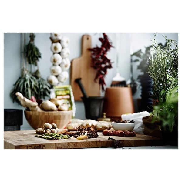 Ikea BLANDA MATT - Serving bowl, bamboo, 28 cm