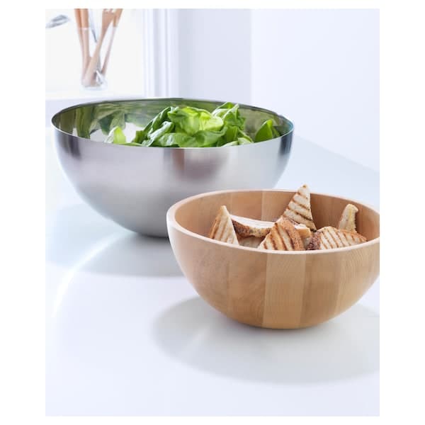 Ikea BLANDA MATT - Serving bowl, bamboo, 20 cm