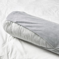 BLÅSKATA - Cushion, cylindrical/light grey,80 cm - best price from Maltashopper.com 50569513