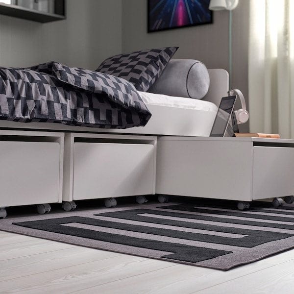 Ikea BLÅSKATA - Cushion, cylindrical/light grey,80 cm