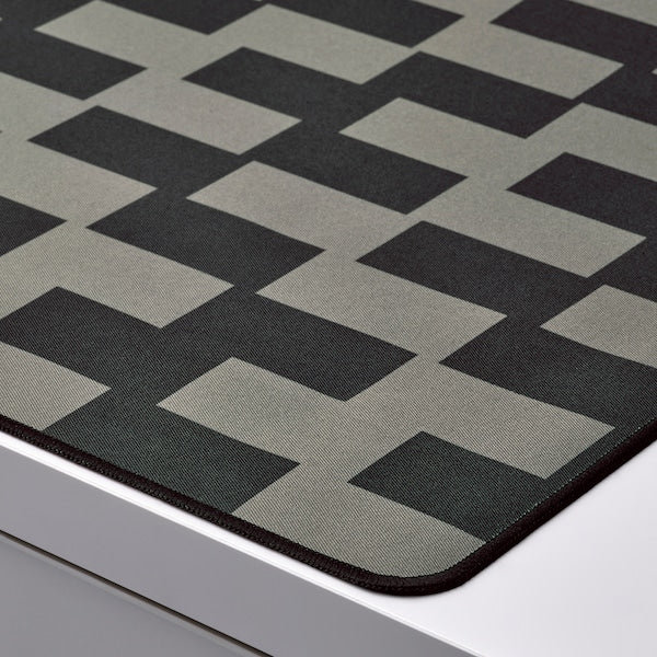 BLÅSKATA - Gaming mouse pad, black/grey patterned, 40x80 cm - best price from Maltashopper.com 60569522