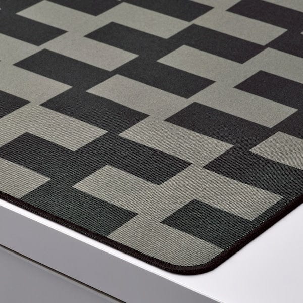 Ikea BLÅSKATA - Gaming mouse pad, black/grey patterned, 40x80 cm