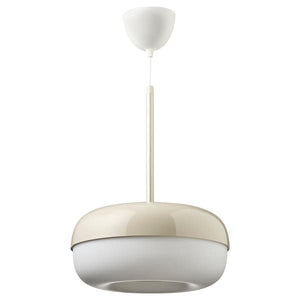 Ikea BLÅSVERK - Pendant lamp, beige, 37 cm