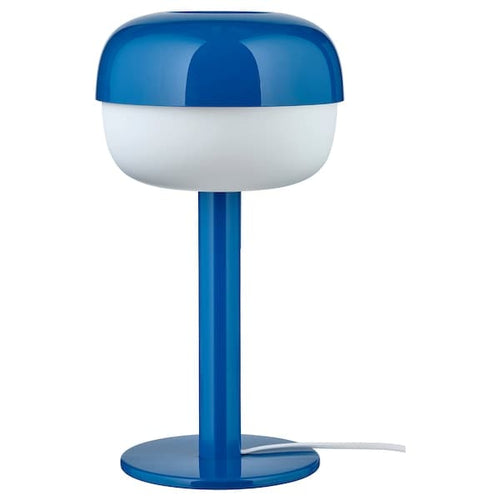 BLÅSVERK - Table lamp, blue, , 36 cm