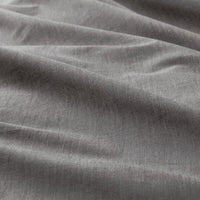 BLÅVINDA - Duvet cover and pillowcase, grey, 150x200/50x80 cm - best price from Maltashopper.com 40324427