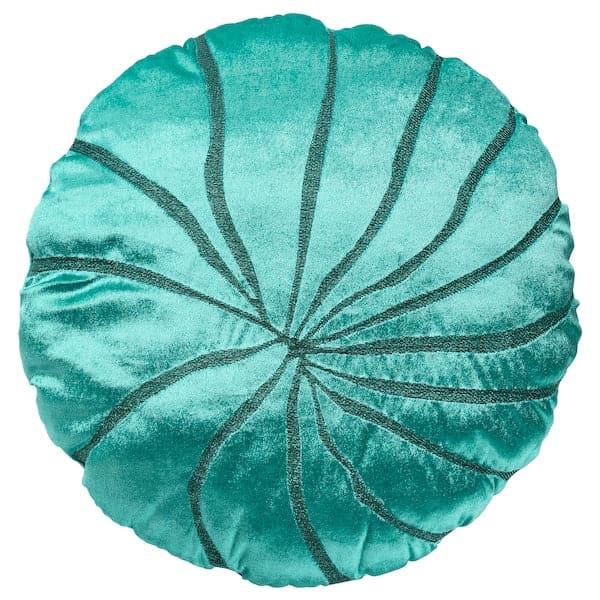 Ikea BLÅVINGAD - Pillow, in the shape of coral / turquoise ,
