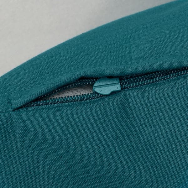 Ikea BLÅVINGAD - Cushion cover, whale pattern/blue-green, 50x50 cm