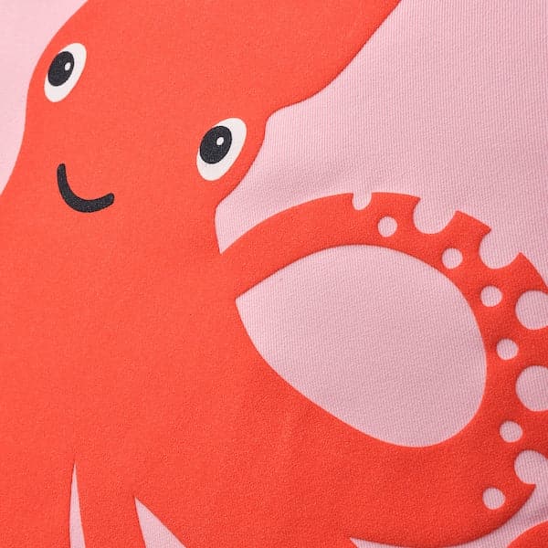 Ikea BLÅVINGAD - Cushion cover, octopus pattern/pink, 50x50 cm